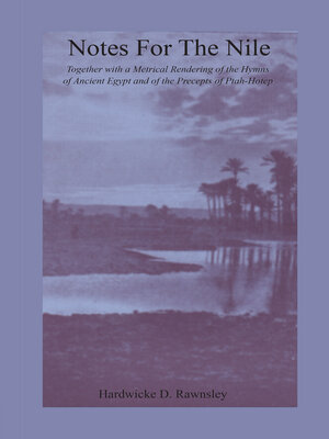 cover image of Notes For the Nile